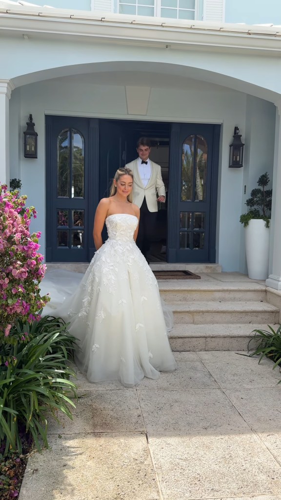 The influencer's latest post to Instagram showcased her wedding dress on April 30, 2024.